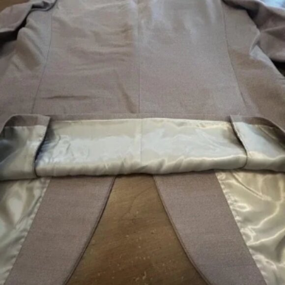 Lauren Ralph Lauren Blazer Mens 40 L Tan Silk Wool Blend Sport Coat Jacket NEW - Picture 10 of 11